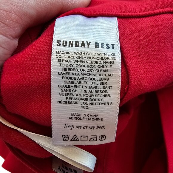 Sunday Best Red Mini Skirt - Picture 5 of 6